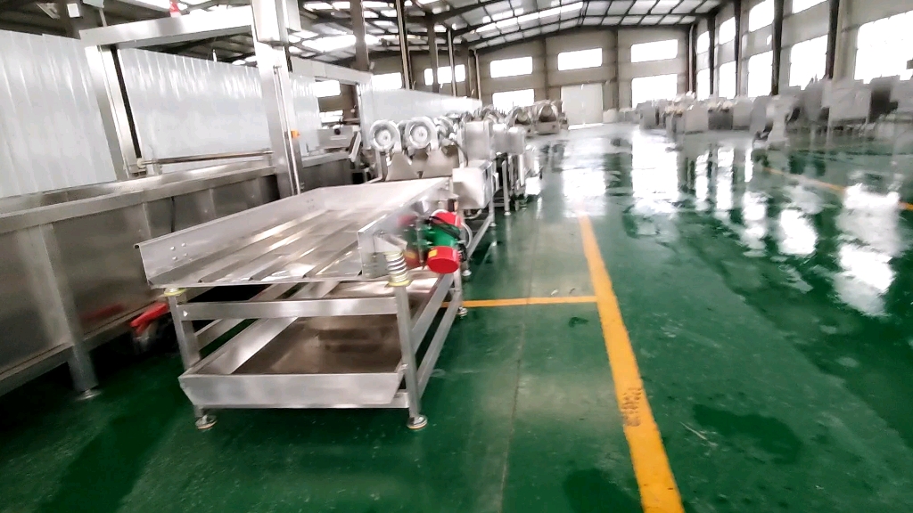 二手新鲜蔬菜清洗风干线 净菜加工流水线 酱菜风干沥水流水.