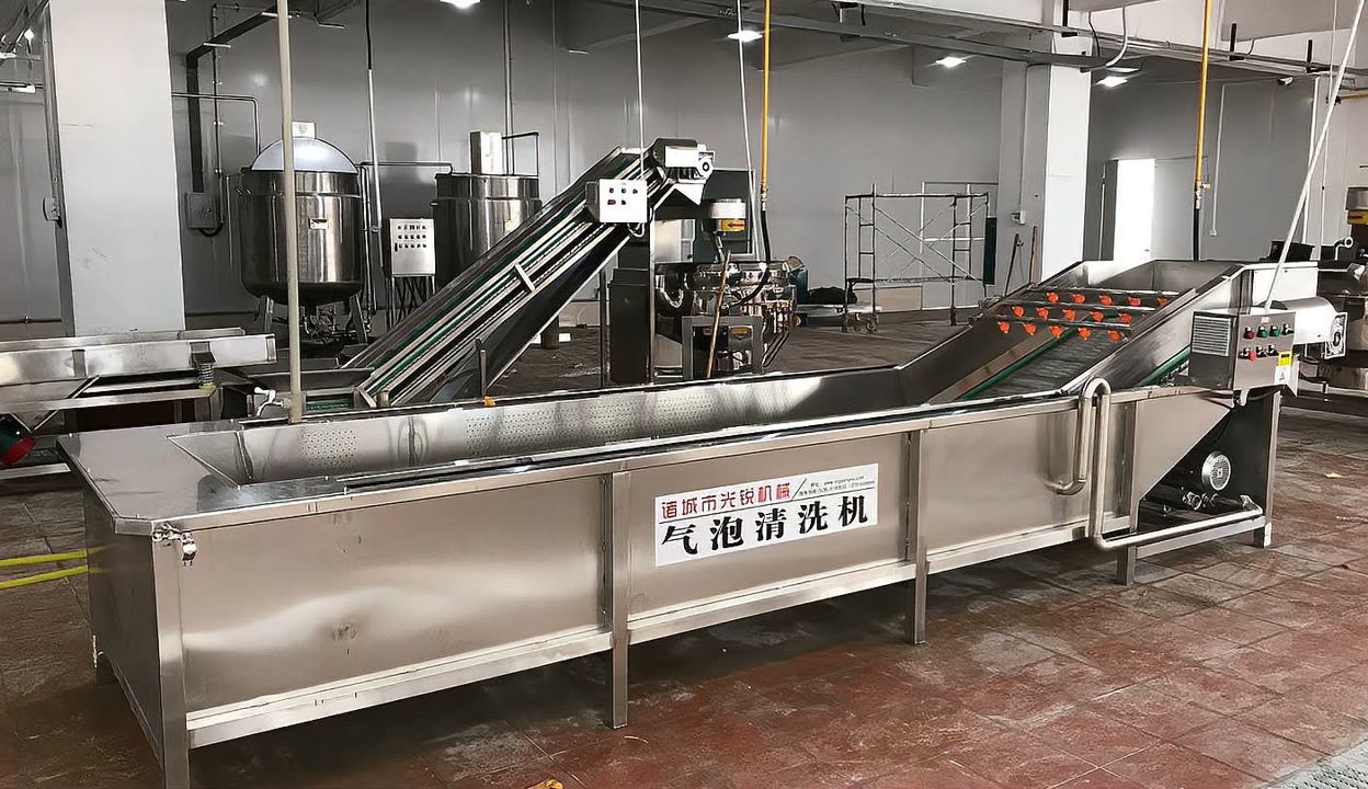 脱水蔬菜加工流程与相关机械设备